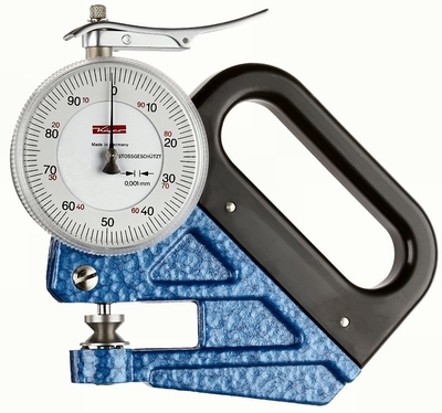 Comparateur d'épaisseur analo F1101/30-0.1, 0.1/0.001/30 mm