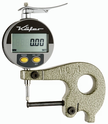 Digital thickness gauge JD50W, 10/0.01/50 mm