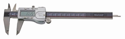 Digital caliper ABS, 150/0,01 mm, 40 mm, 3V, data, rec, TIN