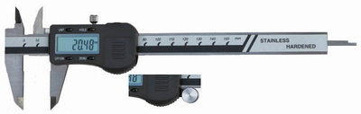 Digital caliper, 150 mm, 40 mm, 3V, rec