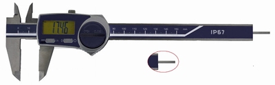 Digital caliper ABS, 150/40 mm, 3V, Ø 1.6 mm, IP67
