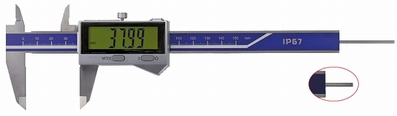 Digital caliper ABS, 150/40 mm, 3V, Ø 1.6 mm, IP67