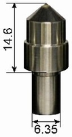 Pénétrateur Macro Vickers diamant, OMINTEST