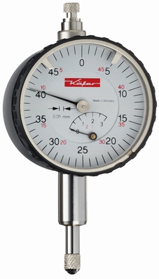 Mechanical dial gauge KM4T, 3/0.5/0.01 mm, Ø40 mm