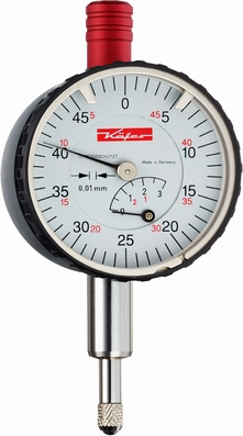 Mechanical dial gauge KM4S, 3/0.5/0.01 mm, Ø40 mm