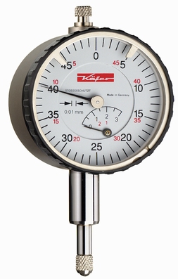 Mechanical dial gauge KM4TOP-S, 3/0.5/0.01 mm, Ø40 mm