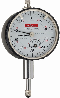 Mechanische meetklok KM4/5TOP-S, 5/0.5/0.01 mm, Ø40 mm