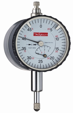 Mechanical dial gauge KM4T Magnet, 3/0.5/0.01 mm, Ø40 mm