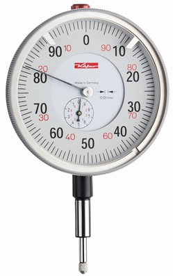 Mechanical dial gauge GM80T, 10/1/0.01 mm, Ø80 mm