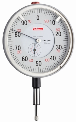 Mechanische meetklok GM80T, 10/1/0.01 mm, Ø80 mm