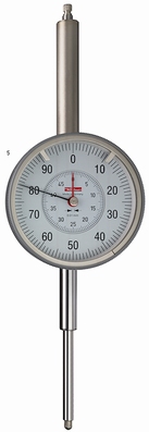 Mechanical dial gauge GM80/50T, 50/1/0.01 mm, Ø80 mm