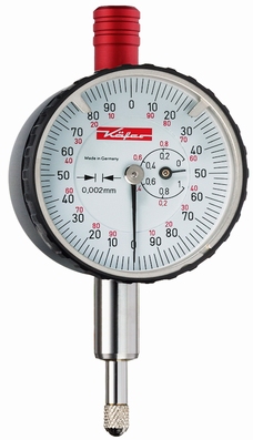 Mechanische meetklok KM500T, 1/0.2/0.002 mm, Ø40 mm