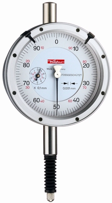 Mechanical dial gauge F/FM1101 W, 1/0.1/0.001 mm, Ø61,5 mm