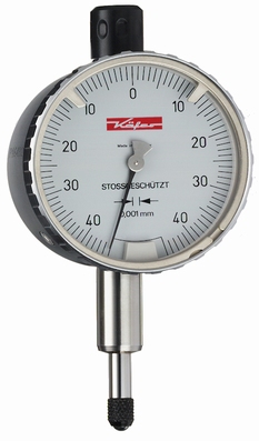Mechanical dial gauge F/SI-915, 0.08/4.5/0.001 mm, Ø58 mm