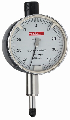 Mechanische meetklok F/SI-915, 0.08/4.5/0.001 mm, Ø58 mm