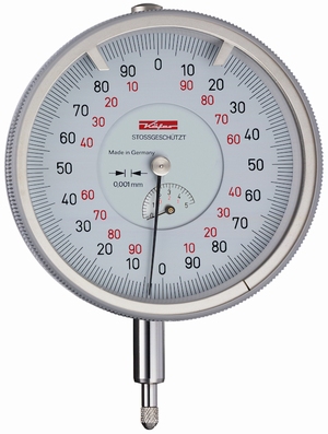 Mechanical dial gauge FM1000/80-5S, 5/0.2/0.001 mm, Ø80 mm