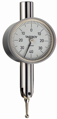 Mechanical dial gauge Tastboy, 0.8/0.01/12.3 mm, Ø28 mm