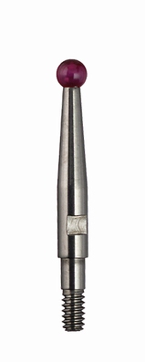 Palpeur bille rubis, M1.6, l=12 mm, Ø=1.0 mm