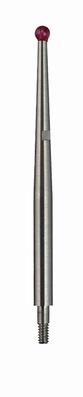 Taster, robijn kogel, M1.6, l=35 mm, Ø=2.0 mm