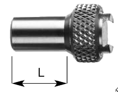 Stems with dovetail for K30~K48, Ø 8 mm h6