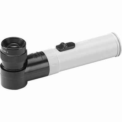 Measuring magnifier PEAK 1975 & light, 7x, 20/0.1 mm