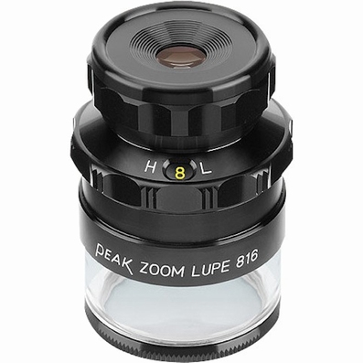 PEAK zoom measuring magnifier 2044, 8~16x