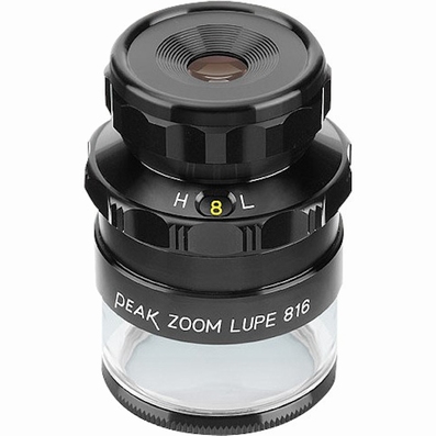 Loupe de mesure avec zoom PEAK 2044, 8~16x