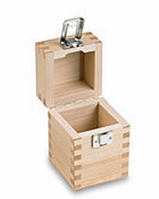 Wooden box for weight F2/M1/M2/M3, 1kg