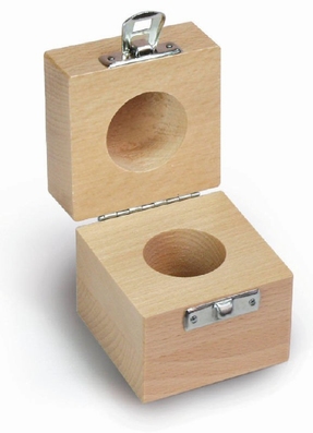 Houten etui voor gewicht F2/M1/M2/M3, 200g