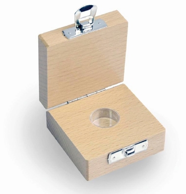 Wooden box for milligram weights, classes E1 - M3