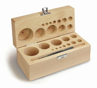 Wooden box for weight sets F2/M1/M2/M3 ≤ 2 kg