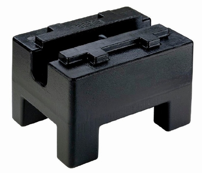 Rectangular weight M1, cast iron lacquered, 100 kg ± 5 g