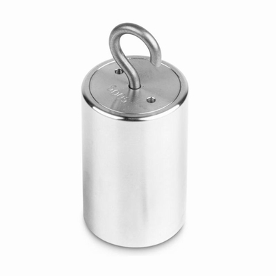 Hook weight M1, finely turned stainless steel, 1kg ± 50 mg