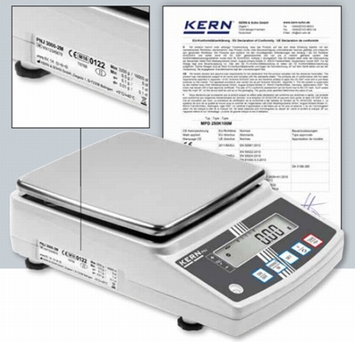 EU-Verification CE II electr.balances >5~50 kg