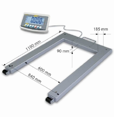 Floor scale UFB, 1500kg/0.5kg, 1190x840 mm (M)