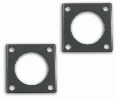 Pair of base plates for BFA, BFB, BFS or BBB 6T-3M