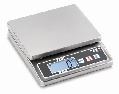 Stainless steel scale FOB-NS, IP65, 5 kg/1 g, 120x150 mm