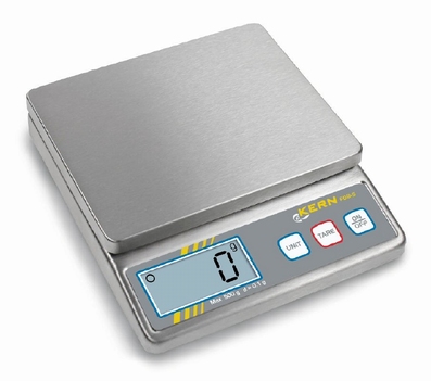 Compact stainless steel scale FOB, 5 kg/1 g, 155x125 mm