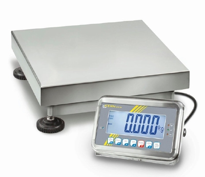 Stainless steel platform scale IP65, 100kg/10g, 650x500 mm