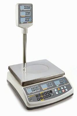 Price scale RPB-H 1.5/3 kg-0.5/1 g, 294x225 mm (M)