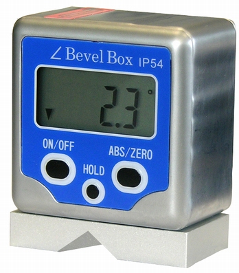 Digitale hellingsmeter, magnet & V tran, 4x90°/0.1°