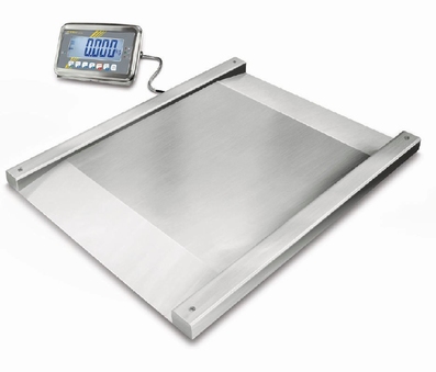 Floor scale inox NFN, 600kg/0.2kg, 1000x1000 mm (M)