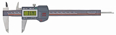 Digital caliper ABS, 150/40 mm, 3V, tol, rec, IP54