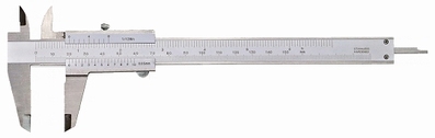 Vernier caliper eco, 150 mm, 40/17 mm, 1/20, rec