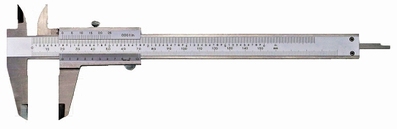 Vernier caliper eco, 150 mm, 40/17 mm, 1/50, rec