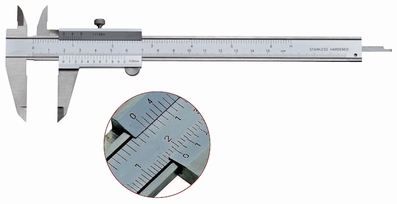 Schuifmaat Top, 150 mm, 40/17 mm, 1/20, rec