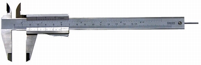 Vernier caliper eco, 150 mm, 40/17 mm, 1/50, Ø
