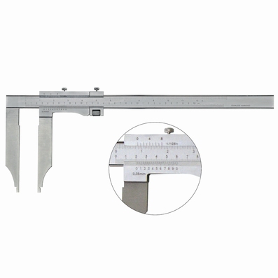 Vernier caliper, 200 mm, 60 mm, 1/20