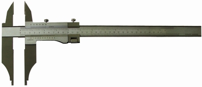 Vernier caliper DIN 862, 300/40 mm, 100 mm, 1/50