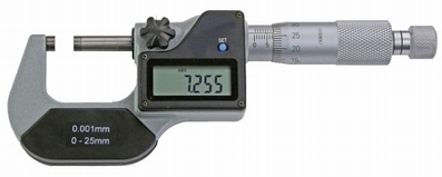 Outside digital micrometer, Ø6.5 mm, 0.5 mm, 25~50 mm